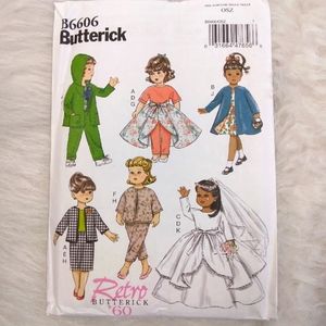 Butterick B6606 Retro 1960 clothes for American Girl Doll & 18" dolls